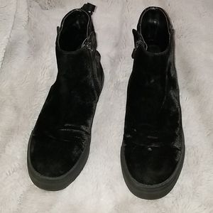 Zara Velvet ankle boots